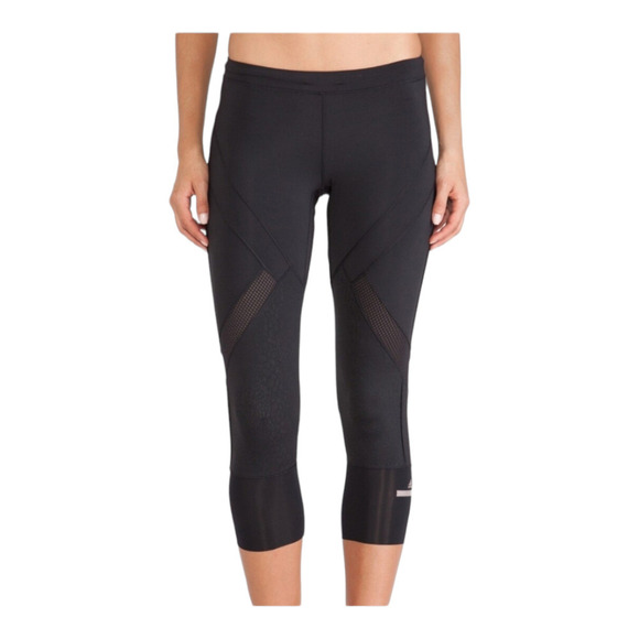 Adidas by Stella McCartney Pants - adidas by Stella McCartney Essentials 3/4 Starter Tights in Black size xs